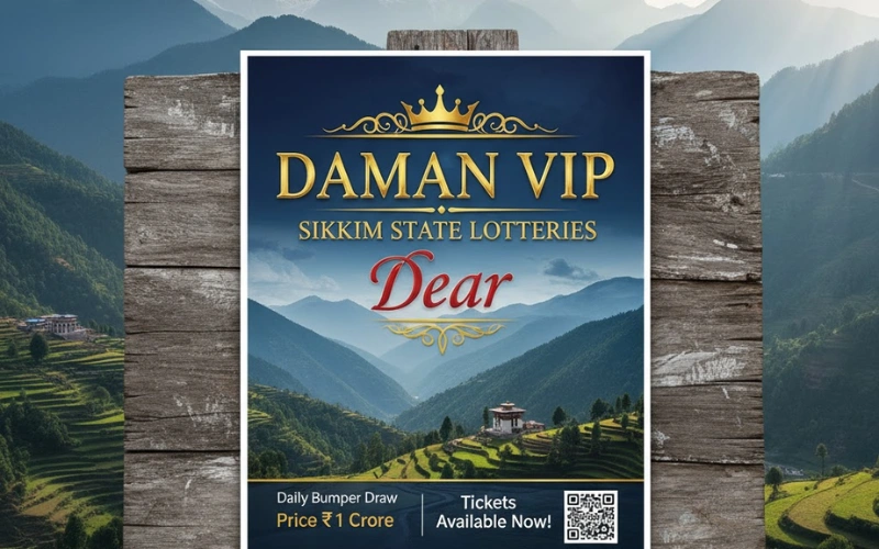 Daman VIP sikkim state lotteries dear featured image